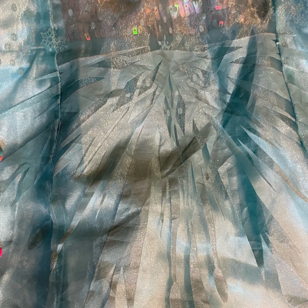 Official DISNEY Authentic Elsa Dress Kids 9/10 - Picture 10 of 10